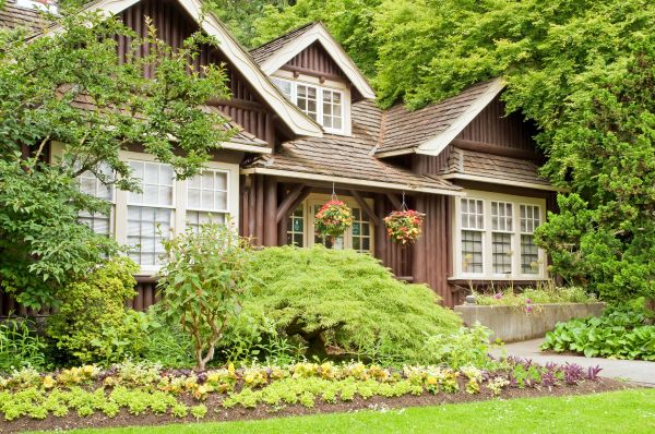 Log Home Landscaping in Rotonda West