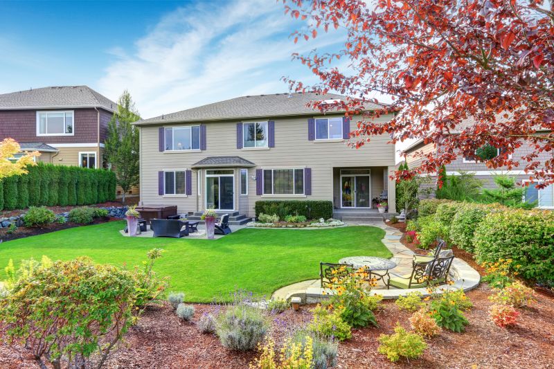 Finished Landscaped Yard